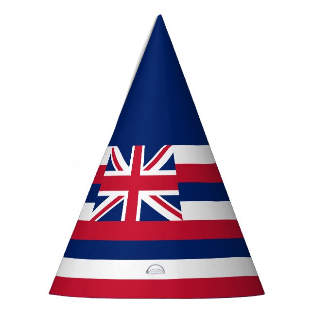 Hawaii State Flag Party Hat (Left)