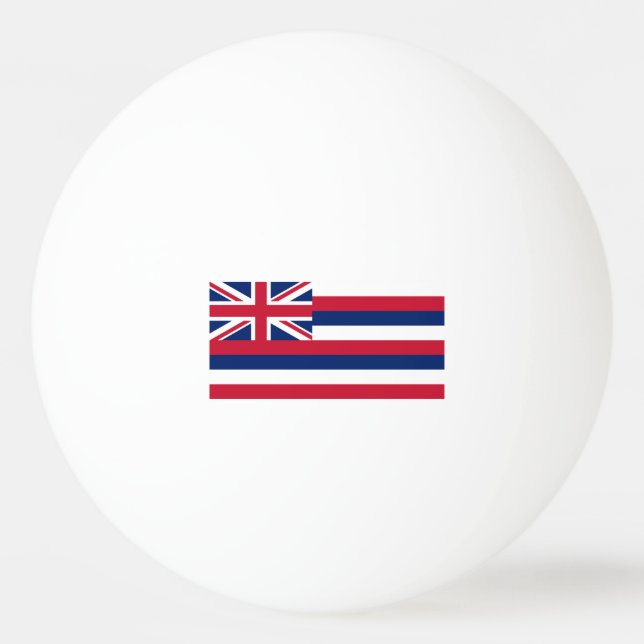 Hawaii State Flag Ping Pong Ball (Back)