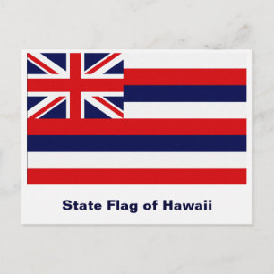 Hawaii State Flag Postcard