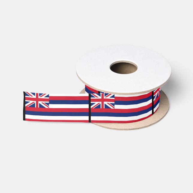 Hawaii State Flag Satin Ribbon (Spool)