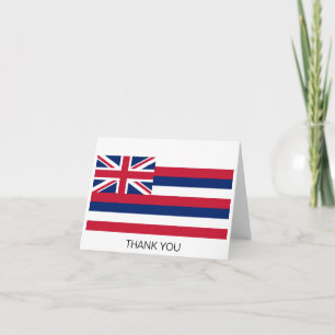 Hawaii State Flag Thank You Card