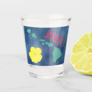 Hawaii State Islands Shot Glass