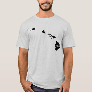Hawaii State Map Belong T-Shirt