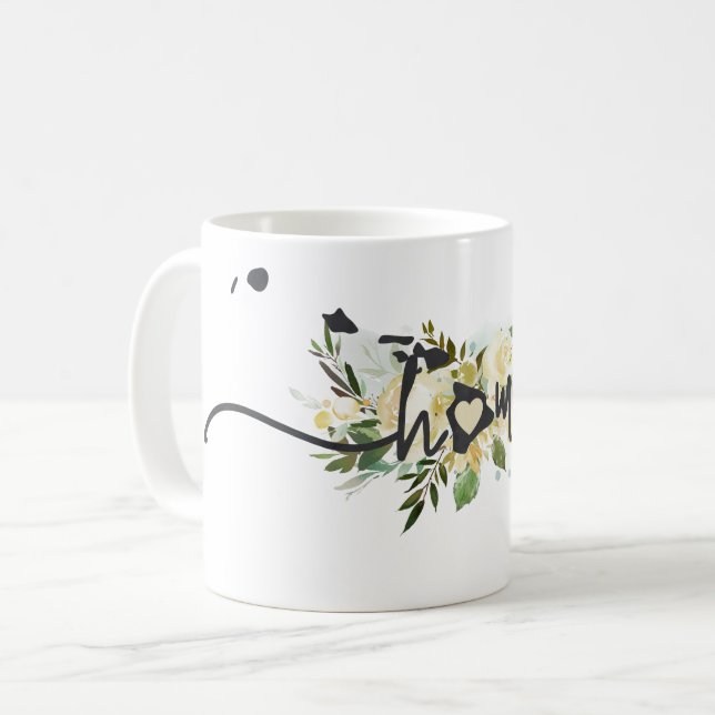 Hawaii State Personalised Your Home City Rustic Coffee Mug (Front Left)