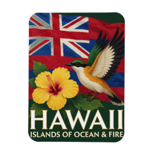 Hawaii State Pride ✦ Aloha Heritage Magnet