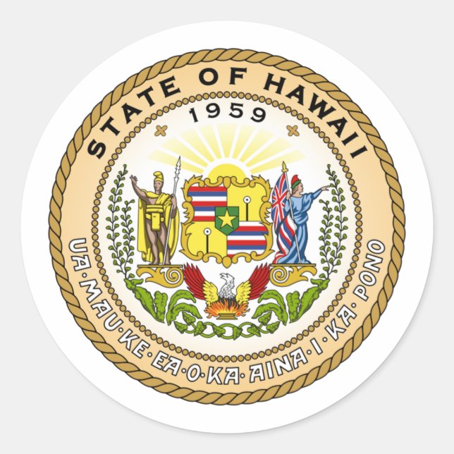 Hawaii State Seal - (Front)