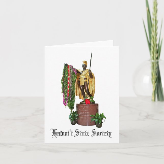 Hawai'i State Society Card (Front)