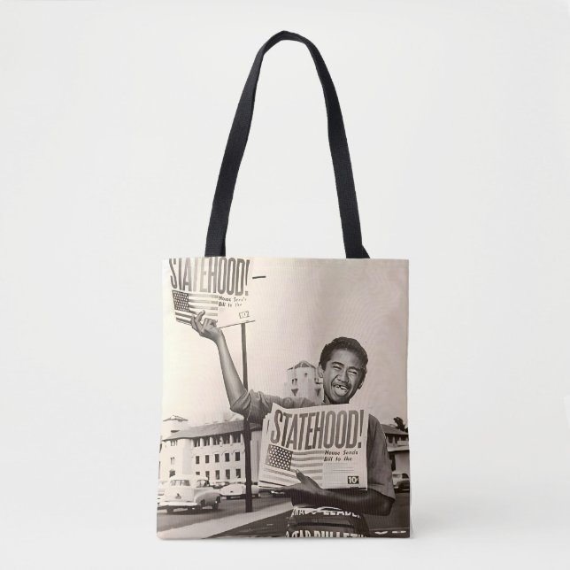 Hawaii Statehood commemorating Tote Bag (Front)