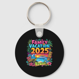 Hawaii Summer Matching Trip Family Vacation 2025 V Key Ring