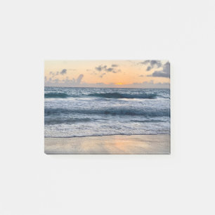 Hawaii sunrise beach post-it notes