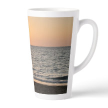 Hawaii Sunset Photograph Latte Mug