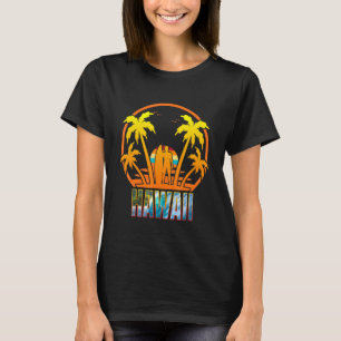 Hawaii Surf Hawaiian Island Surfing Vacation Desti T-Shirt