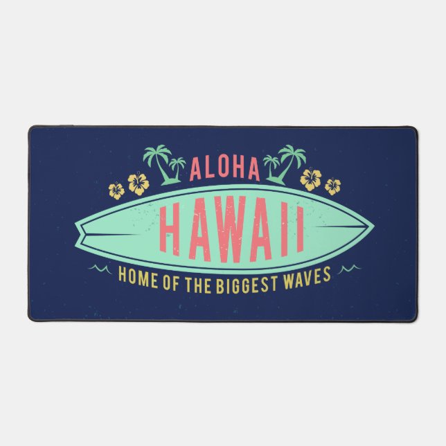 Hawaii Surfer Desk Mat (Front)