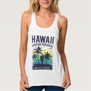 Hawaii Surfing Paradise Endless Summer Singlet