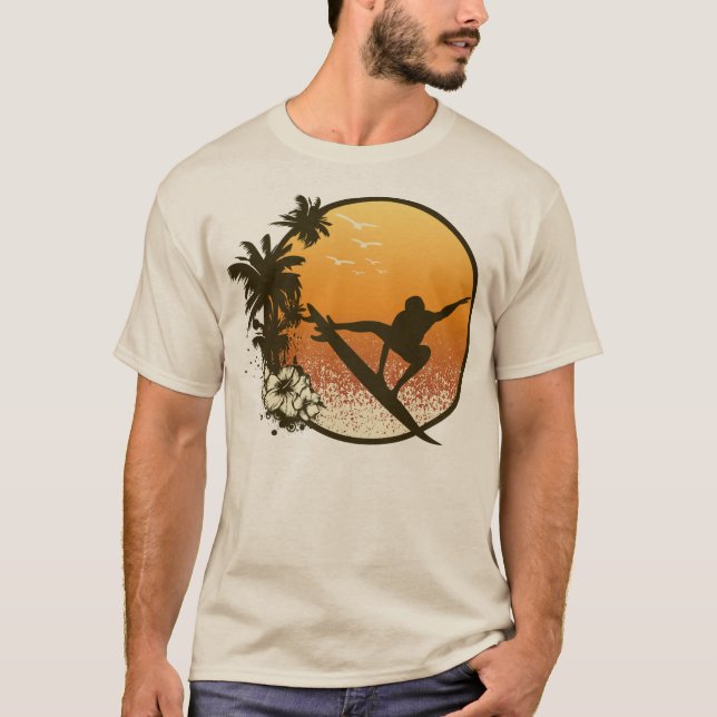 Hawaii Surfing T-Shirt (Front)