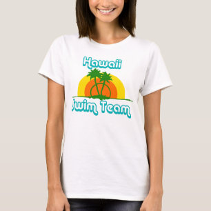Hawaii Swim Team Retro Vintage T-Shirt