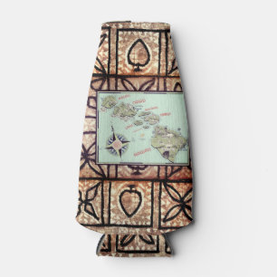 Hawaii Tapa Bottle Cooler