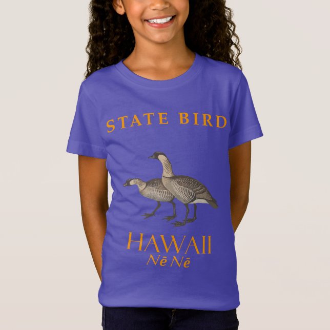 Hawaii Territory Bird The Nene Goose T-Shirt (Front)