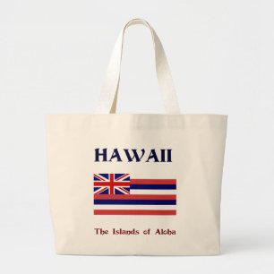 Hawaii, The Islands of Aloha Large Tote Bag
