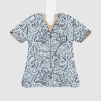 Hawaii themed shirt acrylic keepsake ornament