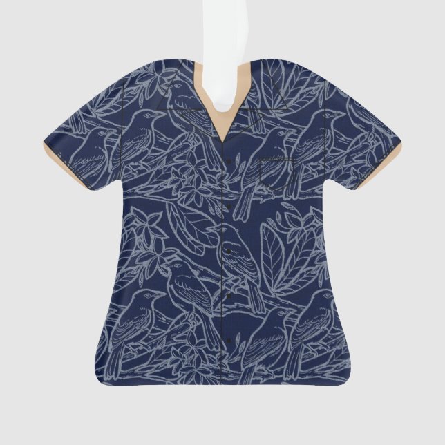 Hawaii themed shirt acrylic keepsake ornament (Front)
