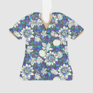 Hawaii themed shirt acrylic keepsake ornament