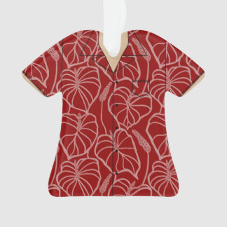 Hawaii themed shirt acrylic keepsake ornament