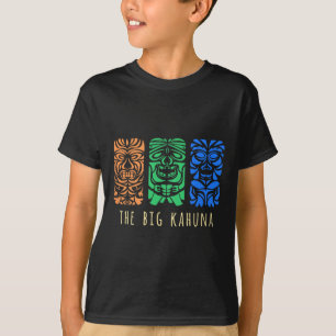Hawaii Tiki Polynesian Big Kahuna Surfer Retro Haw T-Shirt