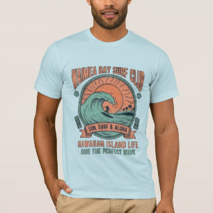 Hawaii Tiki Surf Vintage Tee 