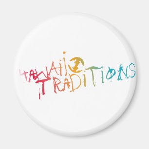 Hawaii Traditions Shave Ice Coloured 2.25" Magnet