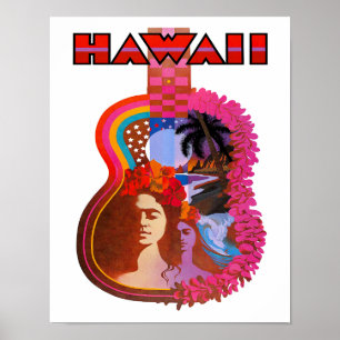 Hawaii Travel Poster
