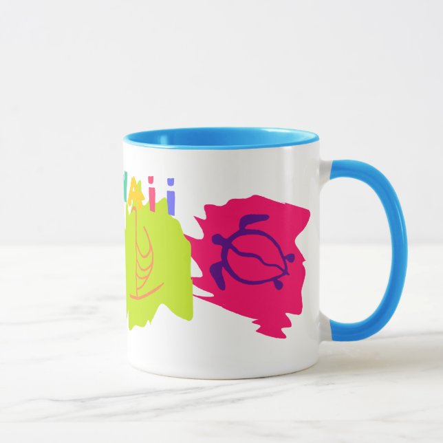 Hawaii Travel Souvenir Mug - Customised (Right)