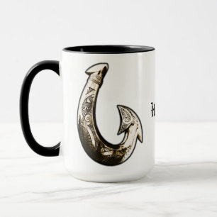 Hawaii Tribal Hook Mug