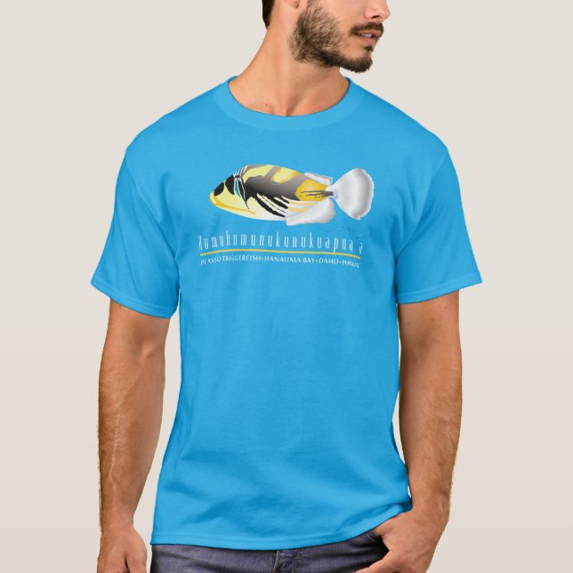 Hawaii Trigger Fish - Humuhumunukunukuapua'a T-Shirt (Front)