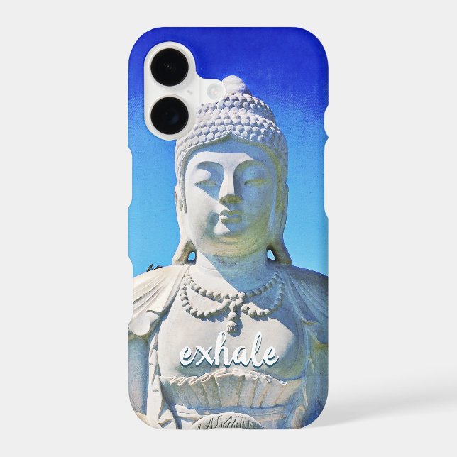 Hawaii Tropical Buddha Photo Exhale Quote Script (Back)