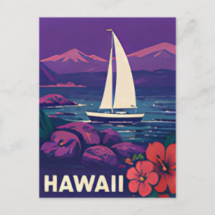 🌺 Hawaii Tropical Island Escape Postcard