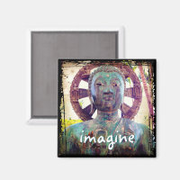 Hawaii Turquoise Buddha Photo Imagine Script Bold