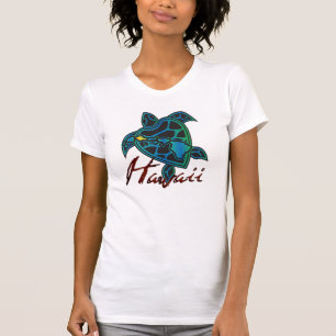 Hawaii Turtle and Hawaii Islands T-Shirt