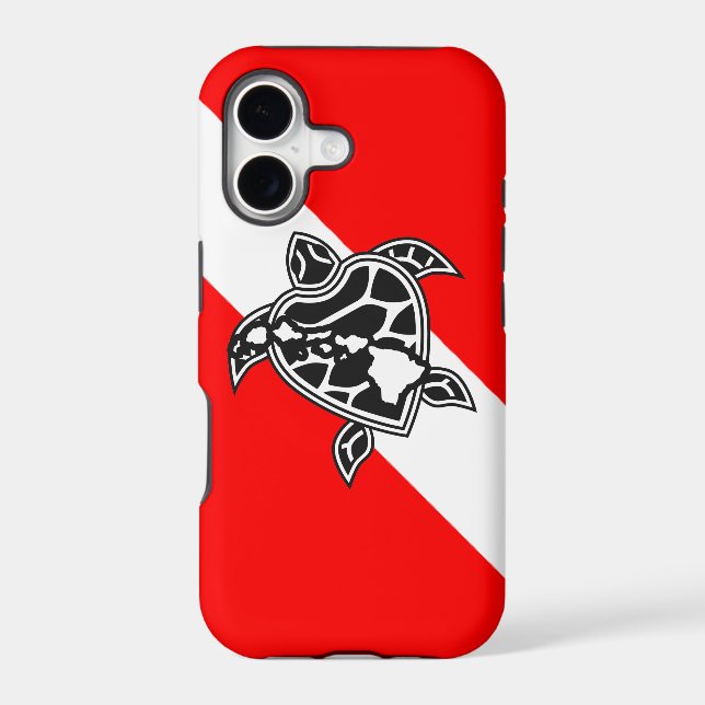 Hawaii Turtle Dive Flag (Back)