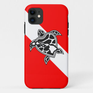 Hawaii Turtle Dive Flag Case-Mate iPhone Case