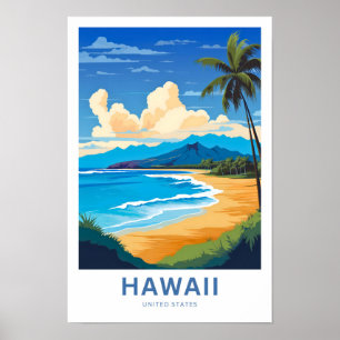 Hawaii United States Travel Print