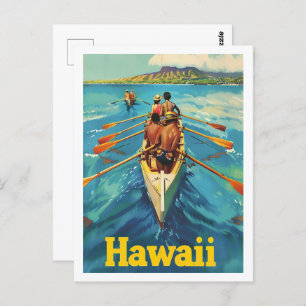Hawaii USA America Vintage Famous Travel Place Postcard