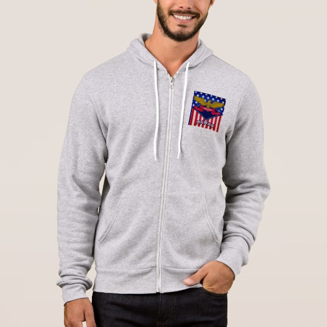 Hawaii USA Flag Hoodie (Front)