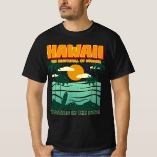 Hawaii Vacation in the Beach Graphic T-shirt