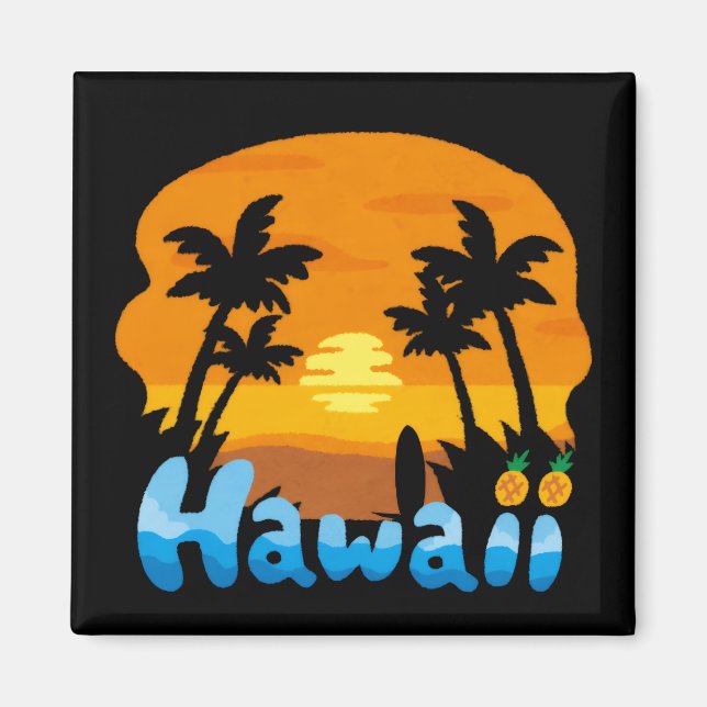 Hawaii Vacation  Magnet (Front)