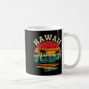 Hawaii Vintage Sunset Tropical Hawaiian Summer Coffee Mug