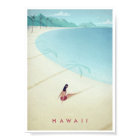 Hawaii Vintage Travel Poster