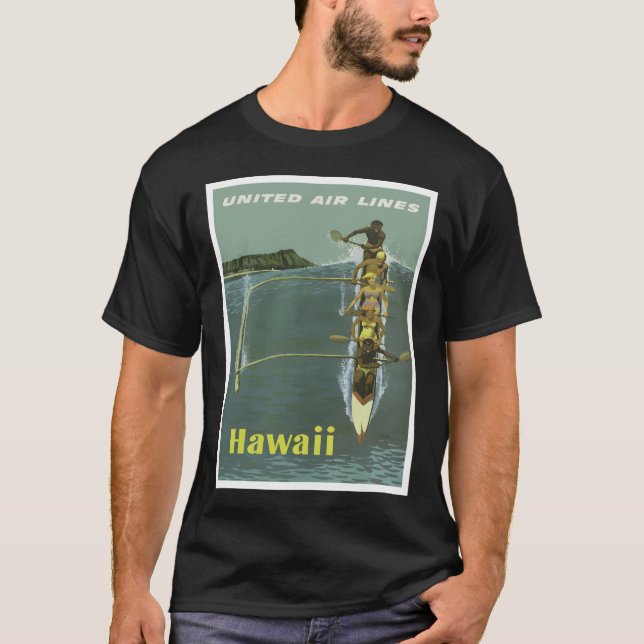  Hawaii Vintage Travel   T-Shirt (Front)