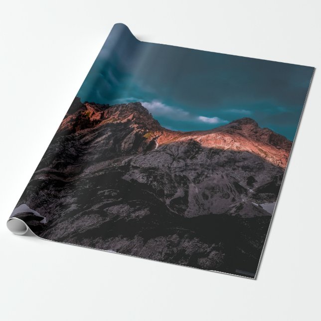 HAWAII VOLCANO DIGITAL WALLPAPER WRAPPING PAPER (Unrolled)