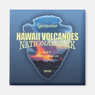 Hawaii Volcanoes (arrowhead) Magnet